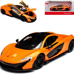 Masinuta Metalica Rastar, McLaren P1 Portocaliu Scara 1:24