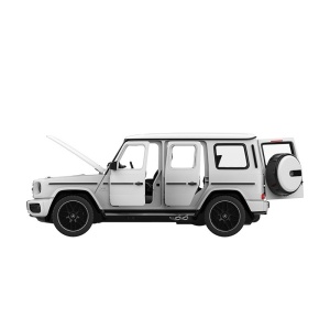 Mașinuță metalică Rastar Mercedes Benz AMG G63 alb, 1:32, 19x9.5x8.5cm - Img 5