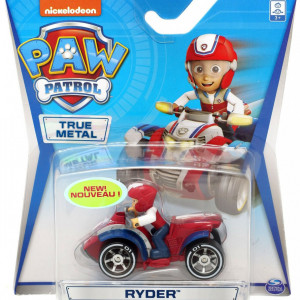 Masinuta Paw Patrol True Metal - Ryder cu Atv,scara 1:55