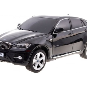 Masinuta Rastar RC - Bmw X6, negru, 1:24