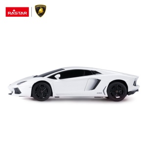 Masinuta Rastar RC - Lamborghini Aventador, alb, 1:24  - Img 2