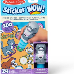 MELISSA AND DOUG STICKER WOW SET DE JOACA AUTOCOLANTE SI STAMPILA PISICA