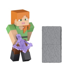 MINECRAFT CRAFT A BLOCK FIGURINA ALEX 8CM