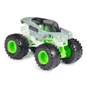 MONSTER JAM MASINUTA METALICA ALIEN INVASION SCARA 1 LA 64 - Img 3