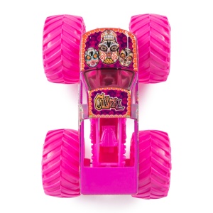 MONSTER JAM MASINUTA METALICA CALAVERA SCARA 1 LA 64 - Img 7