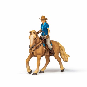 PAPO FIGURINA SET COWGIRL (VACARITA) PE CAL USA - Img 6