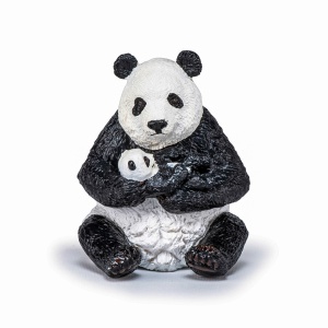 PAPO FIGURINA URS PANDA SEZAND CU PUI IN BRATE - Img 2