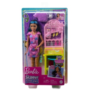Papusa Barbie Skipper First Job, Ear Piercer