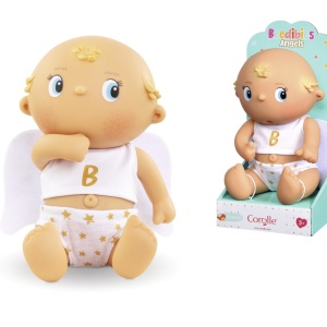 Papusa interactiva Simba Beedibies Gustave, 20cm, alb-auriu, pentru fete