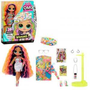 Papusa LOL Surprise OMG Sketches cu 20 de accesorii - Img 8
