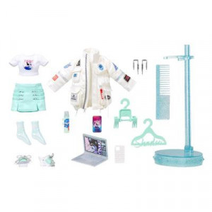Papusa Rainbow High Shadow High Zooey Electra, cu haine si accesorii, 28 cm - Img 6