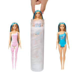 Papusa surpriza Barbie, Color Reveal Rainbow, 6 surprize - Img 3