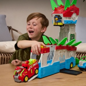 PATRULA CATELUSILOR FILMUL CU DINOZAURI SET SEDIU MOBIL DINO CU FIGURINA SI ACCESORII - Img 5