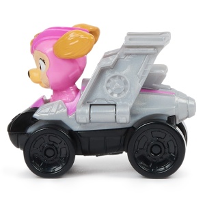 PATRULA CATELUSILOR PUP SQUAD RACERS VEHICUL METALIC SKYE SCARA 1:55 - Img 2