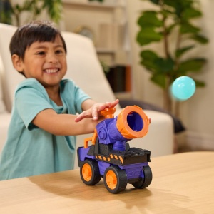PATRULA CATELUSILOR RUBBLE SI ECHIPA SET FIGURINA SI VEHICUL MEGA BLASTER - Img 5