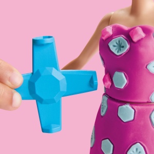 PLAY DOH BARBIE SET CREATII VESTIMENTARE PIETRE PRETIOASE SI PANGLICI - Img 8