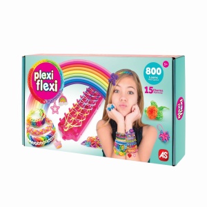 PLEXI FLEXI GHERGHEF PENTRU IMPLETIT CU 800 ELASTICE DIN CAUCIUC SI 15 ACCESORII - Img 2