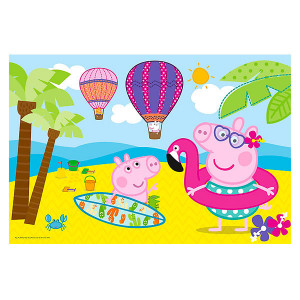 Puzzle 24 piese Trefl, Maxi, Peppa Pig la mare - Img 2