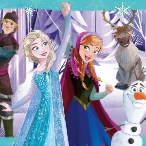 PUZZLE DISNEY FROZEN 4X100 - Img 5