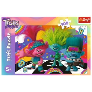 PUZZLE TREFL 100 TROLLS MINUNATA LUME A TROLILOR - Img 3