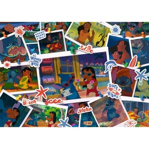 PUZZLE TREFL 1000 DISNEY LILO SI STITCH DULCI AMINTIRI - Img 2