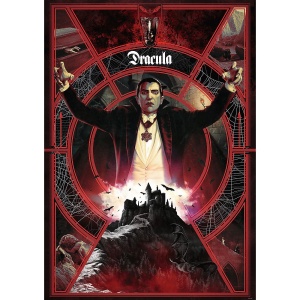 PUZZLE TREFL 1000 PREMIUM PLUS UNIVERSAL MONSTERS SALA GROAZEI DRACULA - Img 2