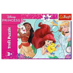 PUZZLE TREFL 30 DISNEY PRINCESS PRINTESE FRUMOASE SI CURAJOASE - Img 3