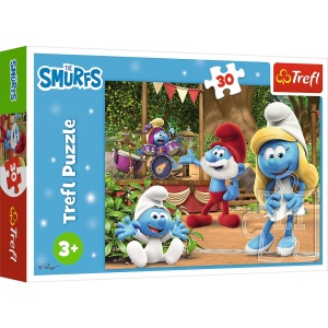 PUZZLE TREFL 30 STRUMFII STRUMFITA SI STRUMFII