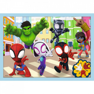 Puzzle Trefl 4 in 1 - Echipa Spidey, 12/15/20/24 piese - Img 2