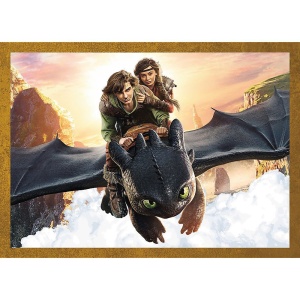PUZZLE TREFL 4IN1 CUM SA ITI DRESEZI DRAGONUL ZILELE DRAGONULUI - Img 3