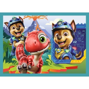 PUZZLE TREFL 4IN1 PATRULA CATELUSILOR POVESTI DE PE INSULA DINOZAURILOR - Img 3