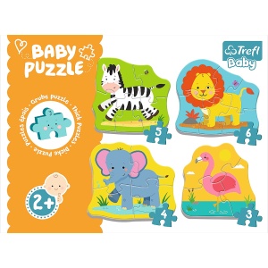 PUZZLE TREFL BABY CLASIC ANIMALE SAFARI 8 PIESE - Img 7