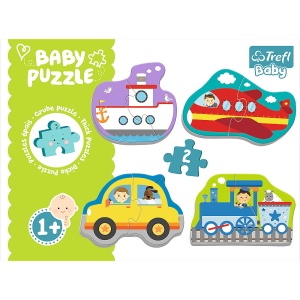 PUZZLE TREFL BABY CLASIC VEHICULE PENTRU TRANSPORT 8 PIESE - Img 7