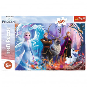 Puzzle Trefl, Disney Frozen II, Lumea magica, 100 piese - Img 3