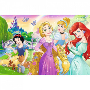 Puzzle Trefl Disney Princess, Visul de a fi printesa 100 piese - Img 2