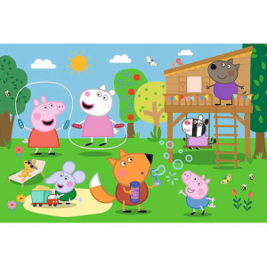 Puzzle Trefl Maxi, Peppa Pig, Distractia Din Iarba, 24 piese - Img 2