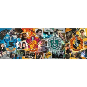 PUZZLE TREFL PANORAMA 1000 HARRY POTTER CELE 4 CASE DIN HOGWARTS - Img 2