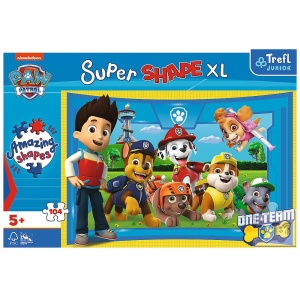 PUZZLE TREFL PRIMO SUPER SHAPE XXL 104 PATRULA CATELUSILOR - Img 3