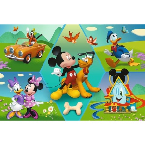 PUZZLE TREFL PRIMO SUPER SHAPE XXL 60 DISNEY MICKEY AMUZANTUL - Img 2