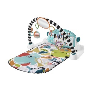 Saltea de joaca Fisher Price cu pian muzical, design unisex, multicolor, 70x45x10cm  - Img 5