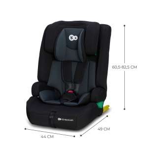 SCAUN AUTO I-SIZE, 76-150 CM, KINDERKRAFT SAFETY FIX 2, BLACK - Img 6