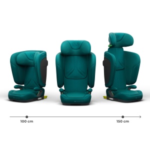 SCAUN AUTO KINDERKRAFT UNITY2 100-150 CM, GREEN - Img 5