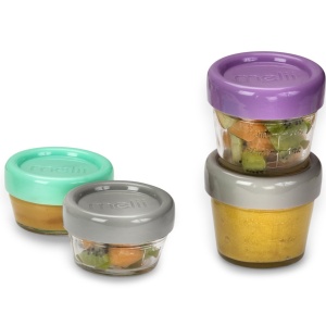 SET 12 RECIPIENT STICLA PENTRU HRANA BEBE, MELII, 6*59 ML + 6*118 ML - Img 5