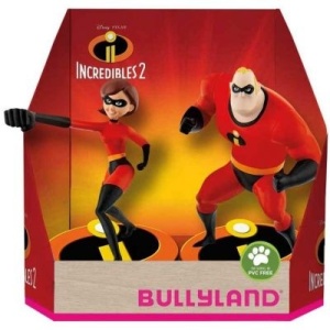 Set 2 figurine Bullyland – Personaje Incredibilii 2, colecție originală Disney