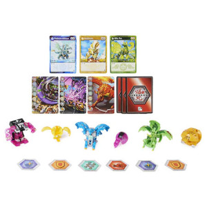 Set 4 Figurine Bakugan Evolutions Battle Strike Pack, Nillious si Titan King - Img 2