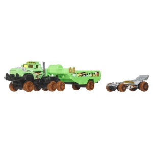 SET CAMION SI MASINA SPORT HOT WHEELS HAULIN HORSEPOWER - Img 2