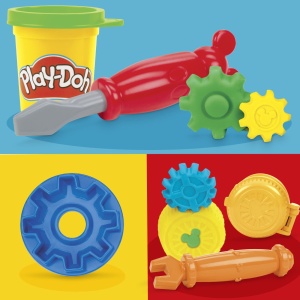 Set creativ Play Doh, Clubul lui Mickey Mouse, 6 recipiente plastilină multicolor, 27.90x21.60x6.70cm - Img 6