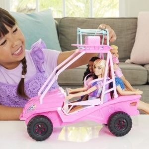 Set de Joaca Barbie Estate, Detectivi pe Plaja cu Masinuta Buggy si Accesorii - Img 4