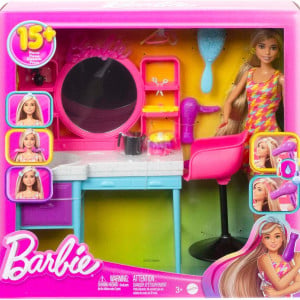 Set de Joaca Barbie I Can Be, Sirena la Coafor cu Accesorii