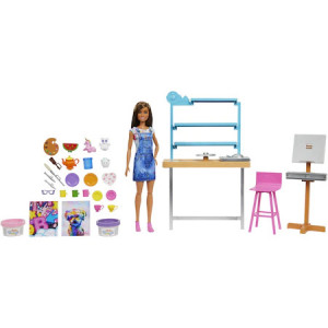 Set de joaca Barbie You can be - Atelier de pictura - Img 2